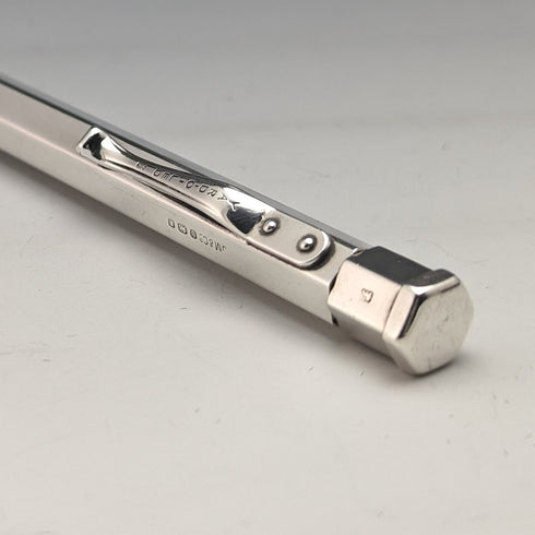 1955年 英国ヴィンテージ ヤード・オ・レッド 純銀製 ヘキサゴン推進式ペンシル ケース入